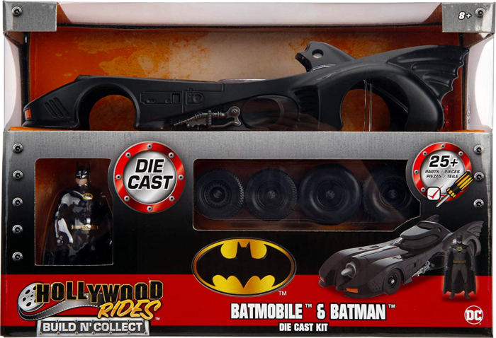 Batman (1989) - Batmobile with Batman Hollywood Rides 1/24th Scale Die ...