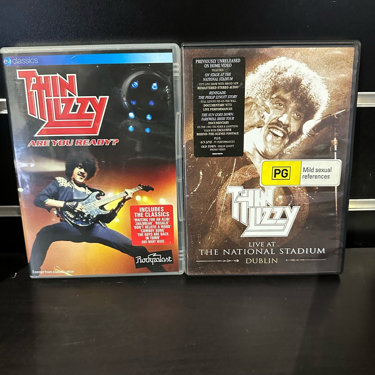 THIN LIZZY DVD BUNDLE - ARE YOU READY? & LIVE AT THE NATIONAL