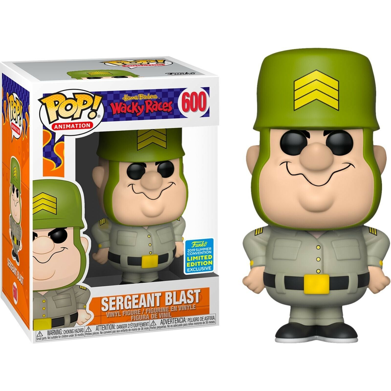 POP! Vinyl Wacky Races Sergeant Blast 2019 NYCC 600