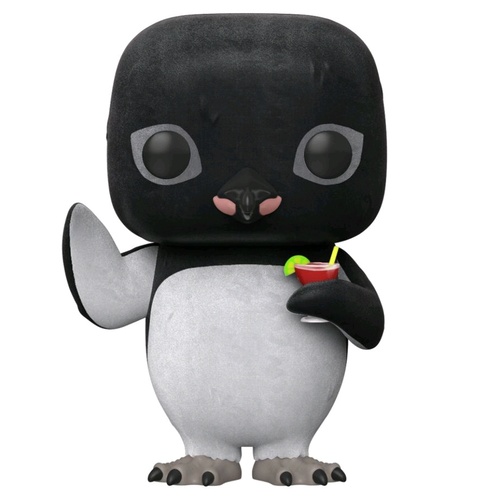 Billy Madison - Penguin with Cocktail Flocked US Exclusive Pop! Vinyl [RS]