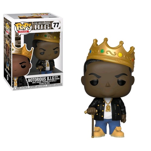 Notorious B.I.G. - Notorious B.I.G. with Crown #77 Pop! Vinyl