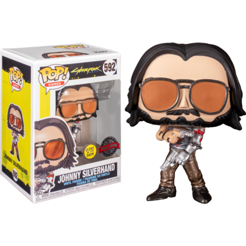 Cyberpunk 2077 - Johnny Silverhand Glow in the Dark #592 Pop! Vinyl