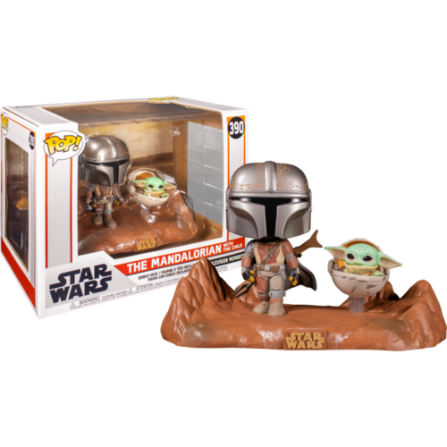 (SW) Star Wars: The Mandalorian - Mandalorian & Child Movie Moment #390 Pop! Vinyl