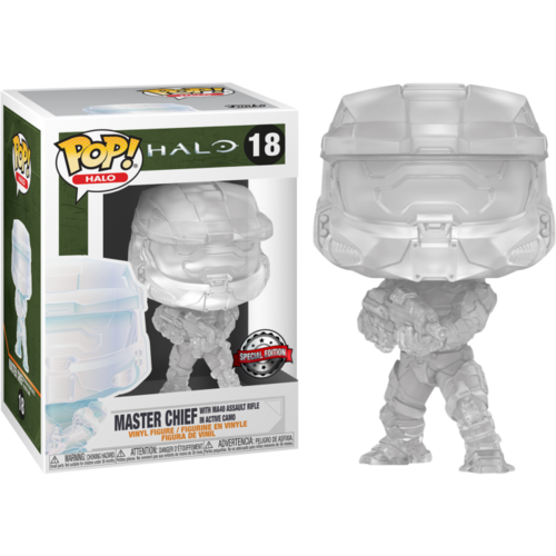 Halo Infinite - Master Chief with MA40 Assault Rifle in Active Camo #18 Pop! Vinyl