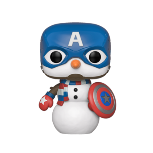 The Avengers - Captain America as Snowman Christmas Holiday Pop! Vinyl