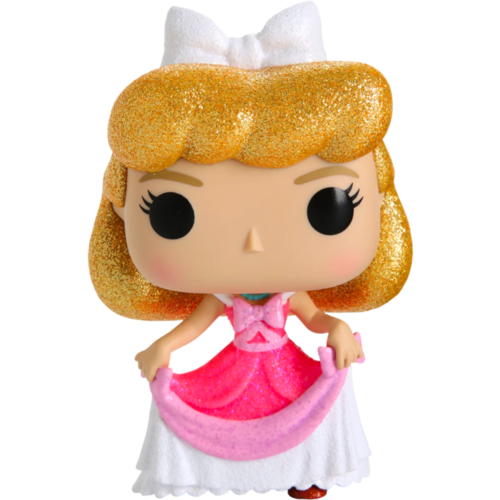 Cinderella - Cinderella in Pink Dress Diamond Glitter Pop! Vinyl