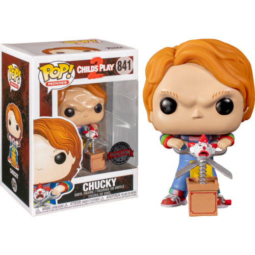 Child's Play 2 - Chucky with Giant Scissors & Jack in the Box #841 Pop! Vinyl