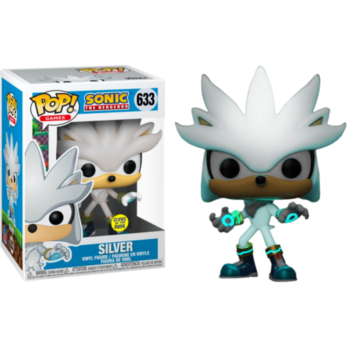 Sonic the Hedgehog - Silver Glow in the Dark 30th Anniversary #633 Pop! Vinyl