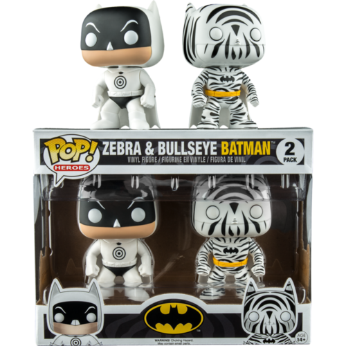 Batman - Bullseye & Zebra Pop! Vinyl 2-Pack