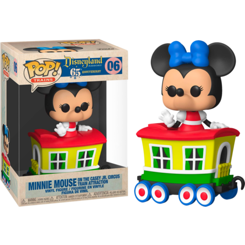 Disneyland: 65th Anniversary - Minnie Mouse on Casey Jr. Circus Train Attraction #06 Pop! Vinyl