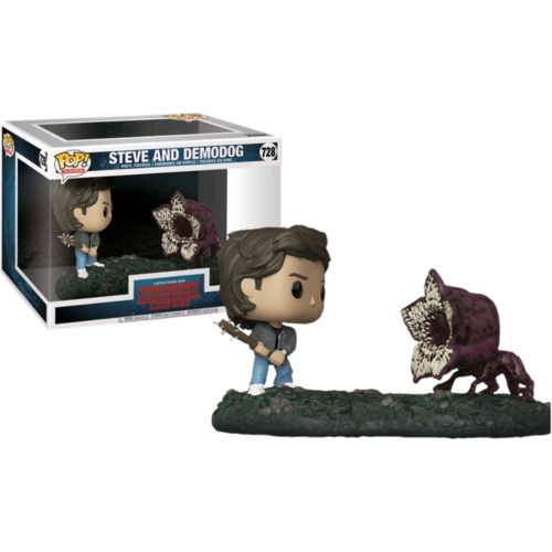 Stranger Things - Steve vs Demodog TV Moments #728 Pop! Vinyl 2-Pack