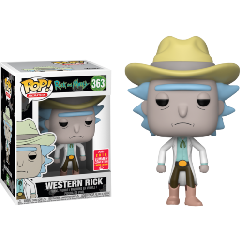 Rick and Morty - Western Rick #363 Pop! Vinyl (2018 Summer Convention Exclusive)