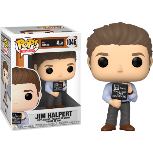 The Office - Jim Halpert with Nonsense Sign #1046 Pop! Vinyl