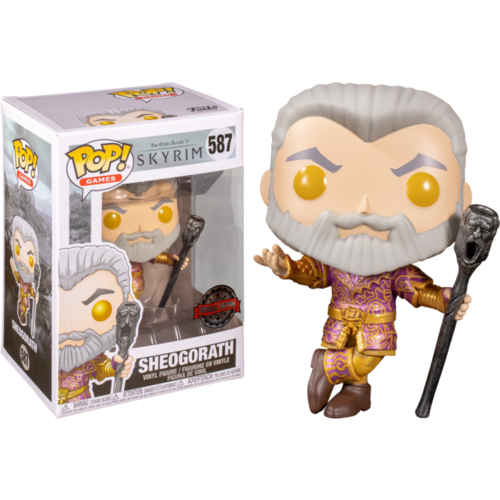 The Elder Scrolls V: Skyrim - Sheogorath with Wabbajack Metallic #587 Pop! Vinyl (2020 E3 Convention Exclusive)