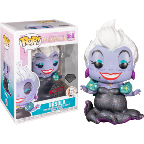 The Little Mermaid - Ursula with Eels Diamond Glitter #568 Pop! Vinyl