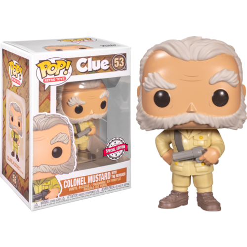 Clue - Colonel Mustard with The Revolver #53 Pop! Vinyl