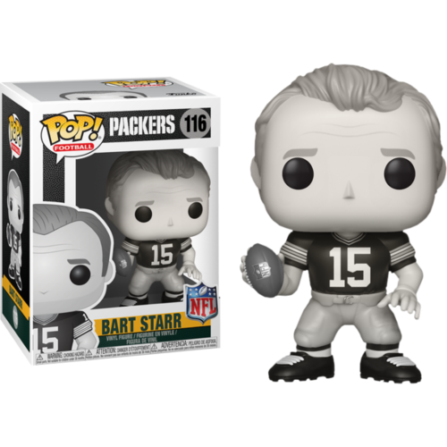 NFL Legends - Bart Starr Green Bay Packers Black and White Legends #116 Pop! Vinyl