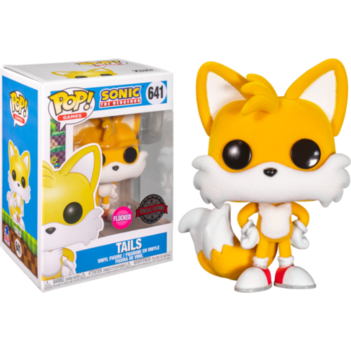 Sonic the Hedgehog - Tails Flocked #641 Pop! Vinyl