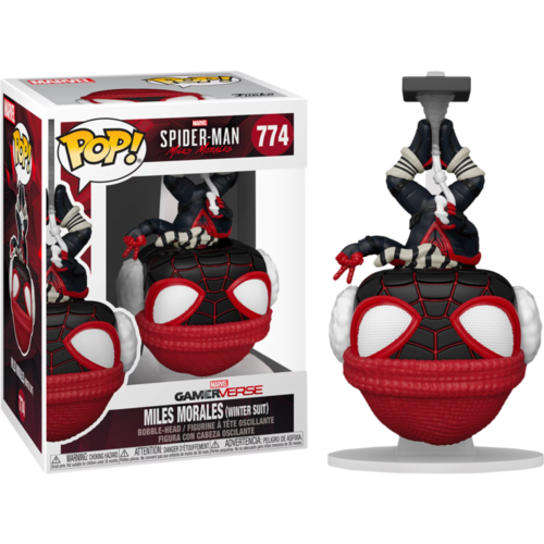 Marvel’s Spider-Man: Miles Morales - Miles Morales in Winter Suit Hanging #774 Pop! Vinyl