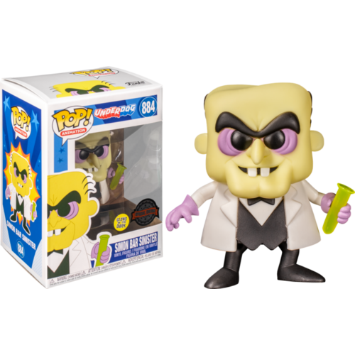 Underdog - Simon Bar Sinister Glow in the Dark #884 Pop! Vinyl