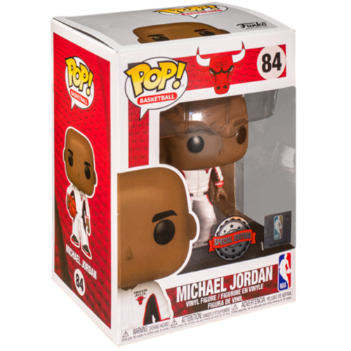 NBA - Michael Jordan (Bulls White Warmup) #84 US Exclusive POP! Vinyl