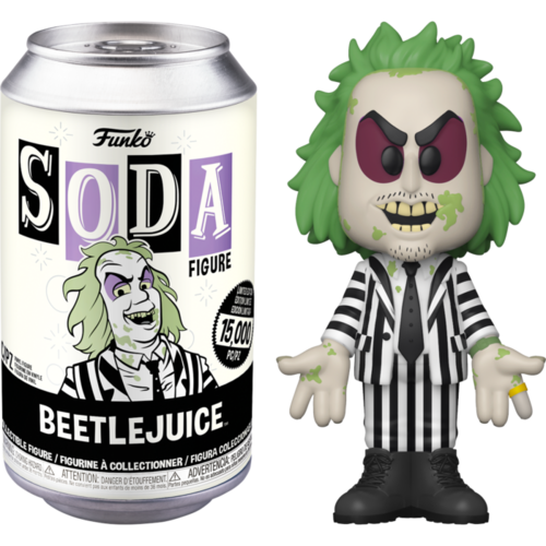 Beetlejuice - Beetlejuice Vinyl SODA Figure in Collector Can