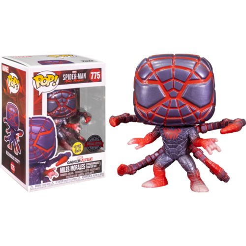 Marvel’s Spider-Man: Miles Morales - Miles Morales in Programmable Matter Suit Glow in the Dark #775 Pop! Vinyl