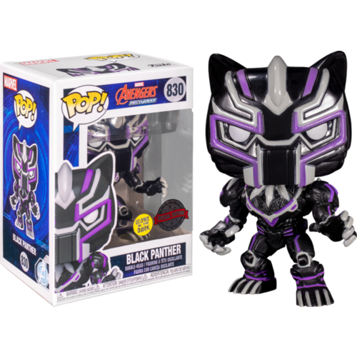 Avengers Mech Strike - Black Panther Mech Glow in the Dark #830 Pop! Vinyl