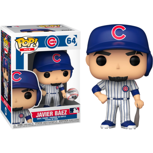 MLB Baseball - Javier Baez Chicago Cubs Home Uniform #64 Pop! Vinyl