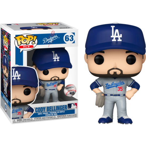 MLB Baseball - Cody Bellinger Los Angeles Dodgers Away Uniform #63 Pop! Vinyl