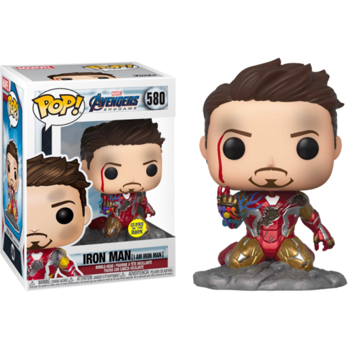 Avengers 4: Endgame - I Am Iron Man Glow in the Dark Deluxe #580 Pop! Vinyl