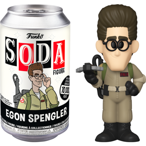 Ghostbusters - Egon Spengler Vinyl SODA Figure in Collector Can