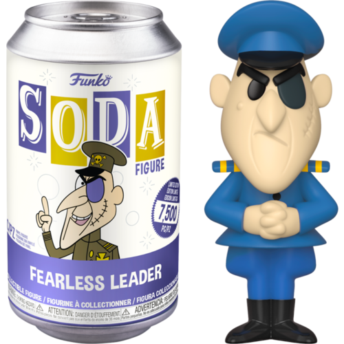 Rocky & Bullwinkle - Fearless Leader Vinyl SODA Figure in Collector Can