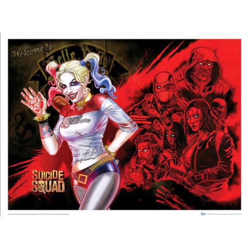 Suicide Squad - Harley Quinn’s Heroes Art Print (24x18”)