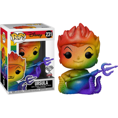 The Little Mermaid - Ursula Rainbow Pride 2021 Diamond Glitter #231 Pop! Vinyl