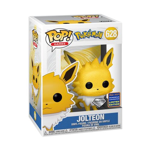 Pokemon - Jolteon Diamond Glitter WC21 US Exclusive #628 Pop! Vinyl