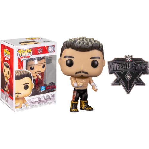 WWE - Eddie Guerrero #90 Pop! Vinyl with Enamel Pin