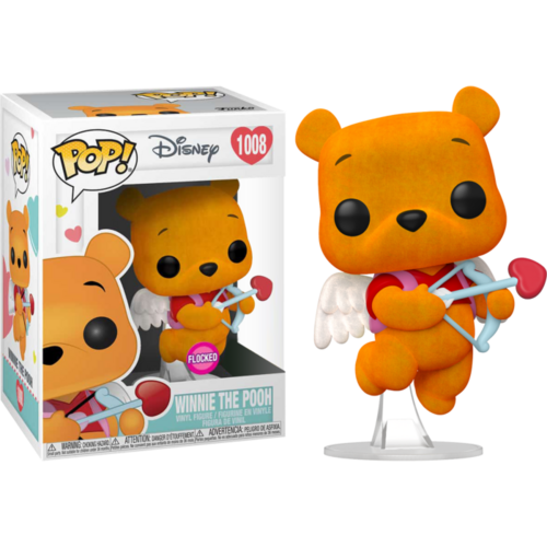 Winnie the Pooh - Winnie the Pooh Valentines Flocked #1008 Pop! Vinyl