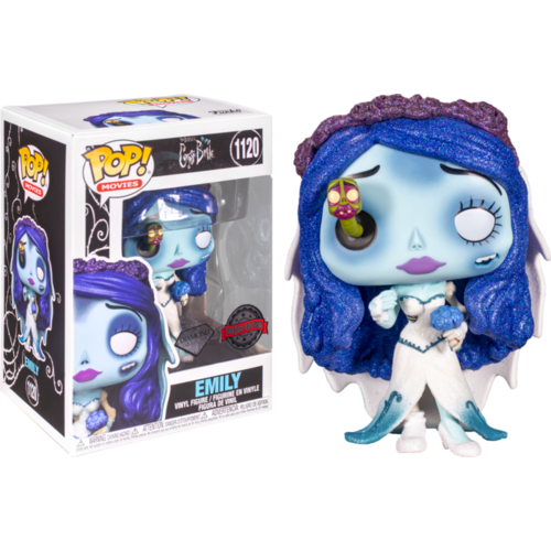 Corpse Bride - Emily with Maggot Diamond Glitter #1120 Pop! Vinyl