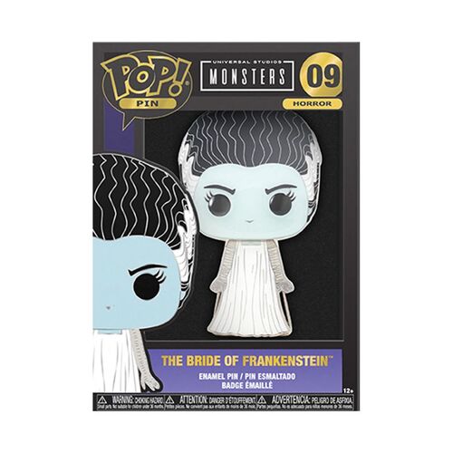 Universal Monsters - Bride of Frankenstein (with chase) 4" Pop! Enamel Pin