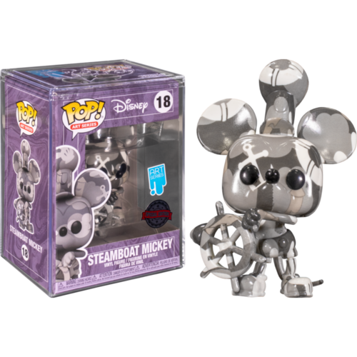 Mickey Mouse - Steamboat Willie Artist Series #18 Pop! Vinyl with Pop! Protector