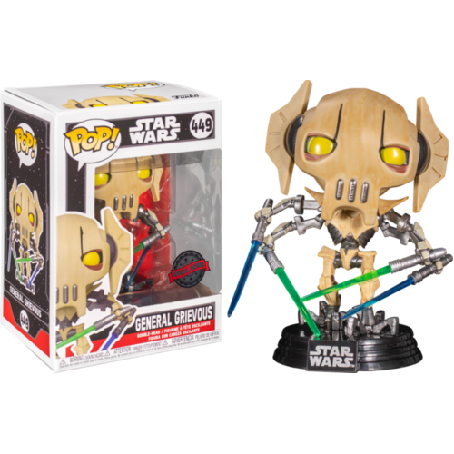 Star Wars - General Grievous with Four Lightsabers #449 Pop! Vinyl (FUN56139)