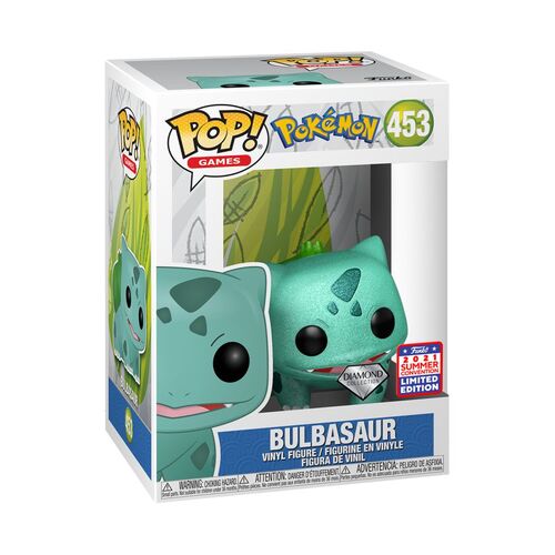 (SW) Pokemon - Bulbasaur Diamond Glitter SDCC 2021 US Exclusive #453 Pop! Vinyl