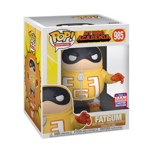 My Hero Academia - Fatgum 6" SDCC 2021 US Exclusive #985 Pop! Vinyl