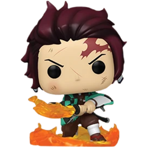 Demon Slayer - Tanjiro with Flaming Blade Pop! Vinyl