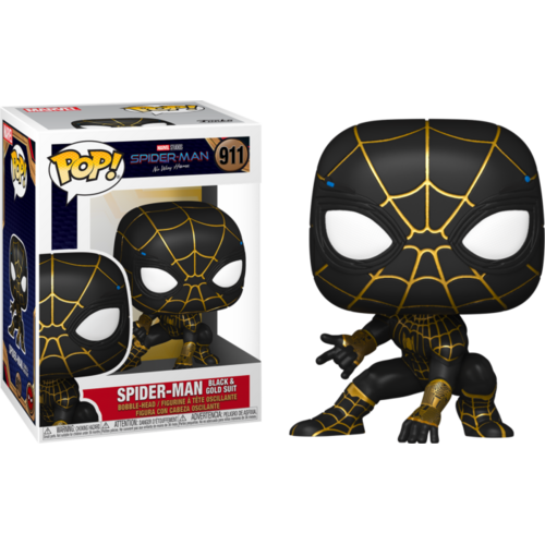 Spider-Man: No Way Home - Spider-Man Black & Gold #911 Pop! Vinyl