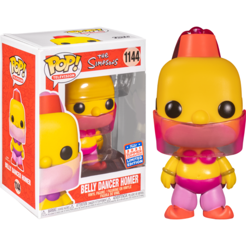 The Simpsons - Homer Belly Dancer SDCC 2021 US Exclusive #1144 Pop! Vinyl