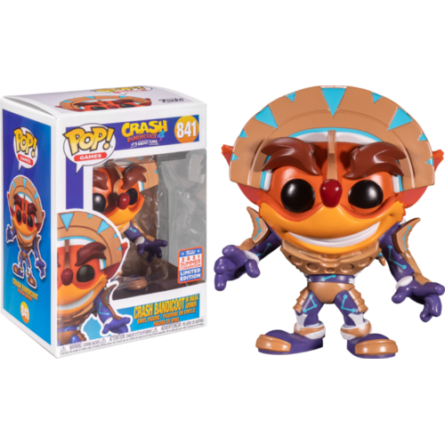 Crash Bandicoot - Crash in Mask Armor SDCC 2021 US Exclusive #841 Pop! Vinyl