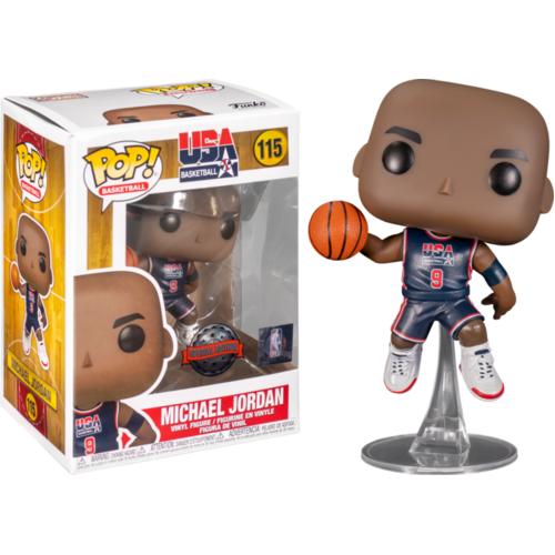 NBA: Legends - Michael Jordan 92 USA Navy US Exclusive #115 Pop! Vinyl