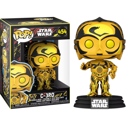 Star Wars - C-3PO Retro Series US Exclusive #454 Pop! Vinyl